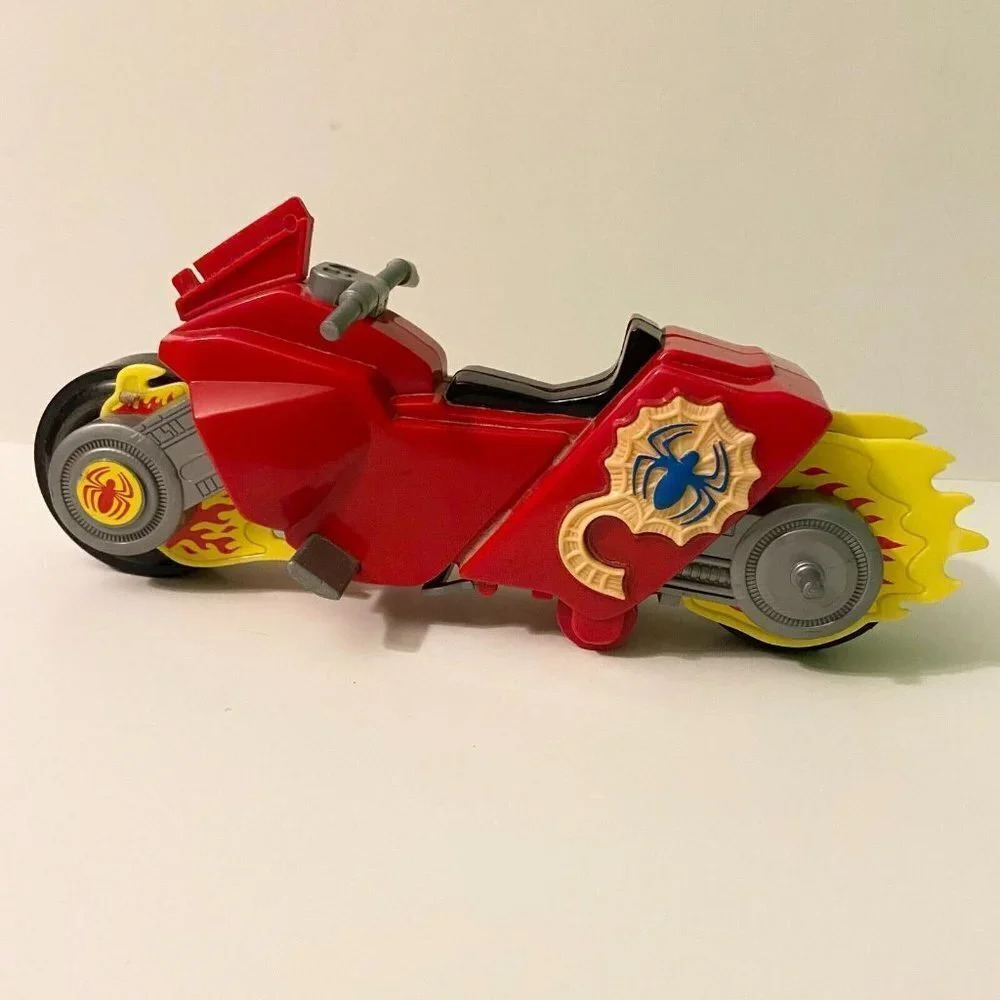 Vintage 1996 Toy Biz Marvel Comics Spiderman Motorcycle Loose Toy